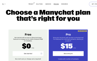 チャットボットシステム（ManyChat）メニーチャット